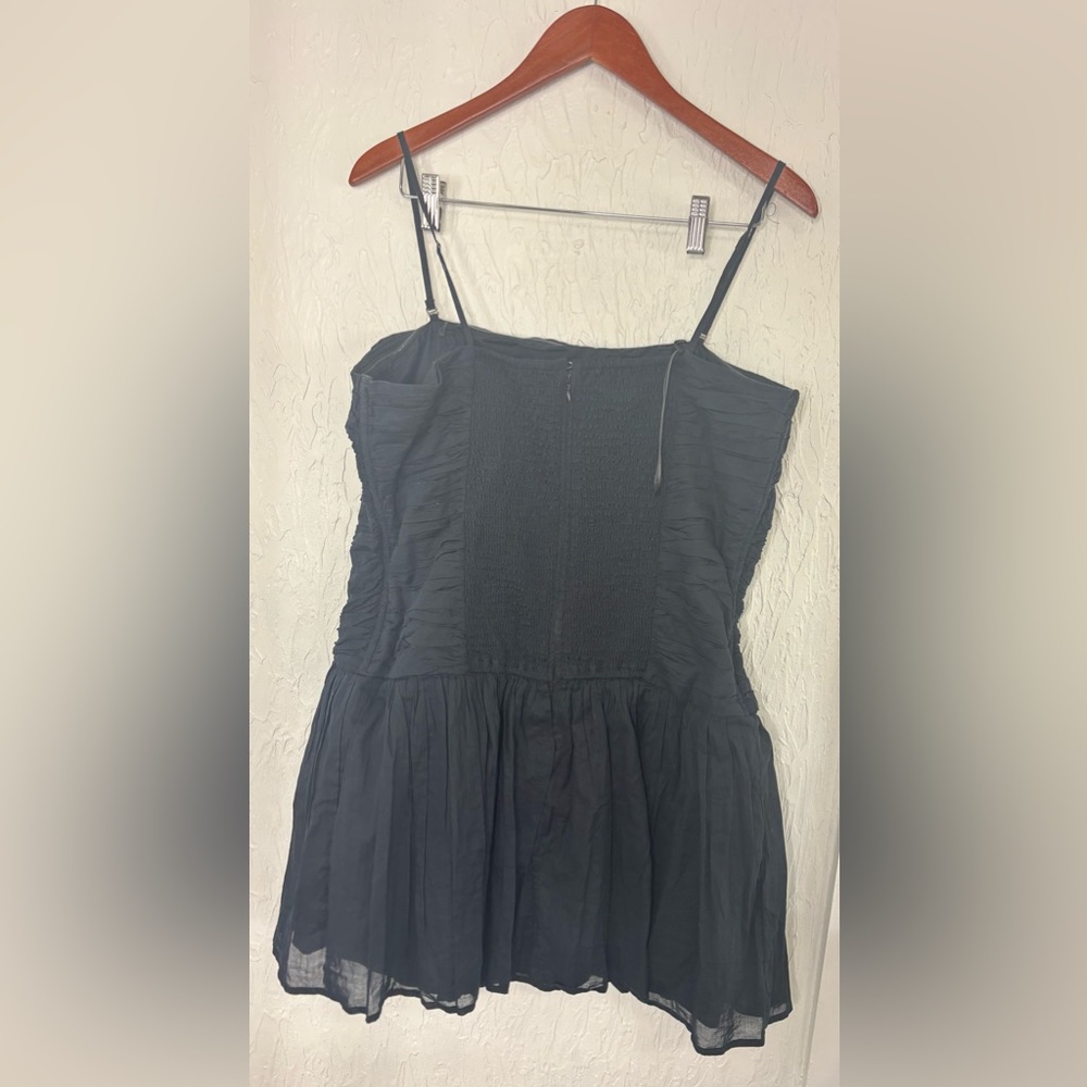 NWT Abercrombie & Fitch The A&F Emerson Drop-Waist Mini Dress Black XL - Picture 5 of 6